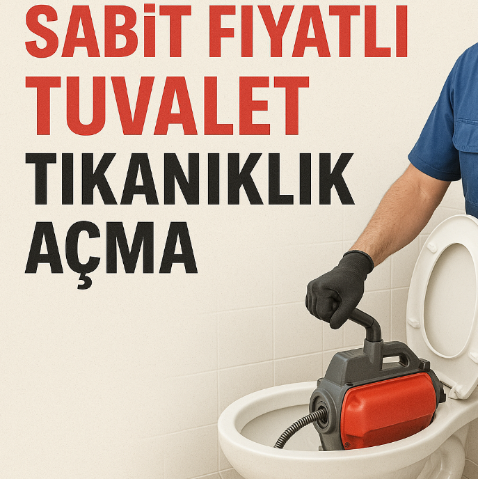 Sabit Fiyatlı Tuvalet Tıkanıklık Açma | Ekstra Ücret Yok, Net Hizmet